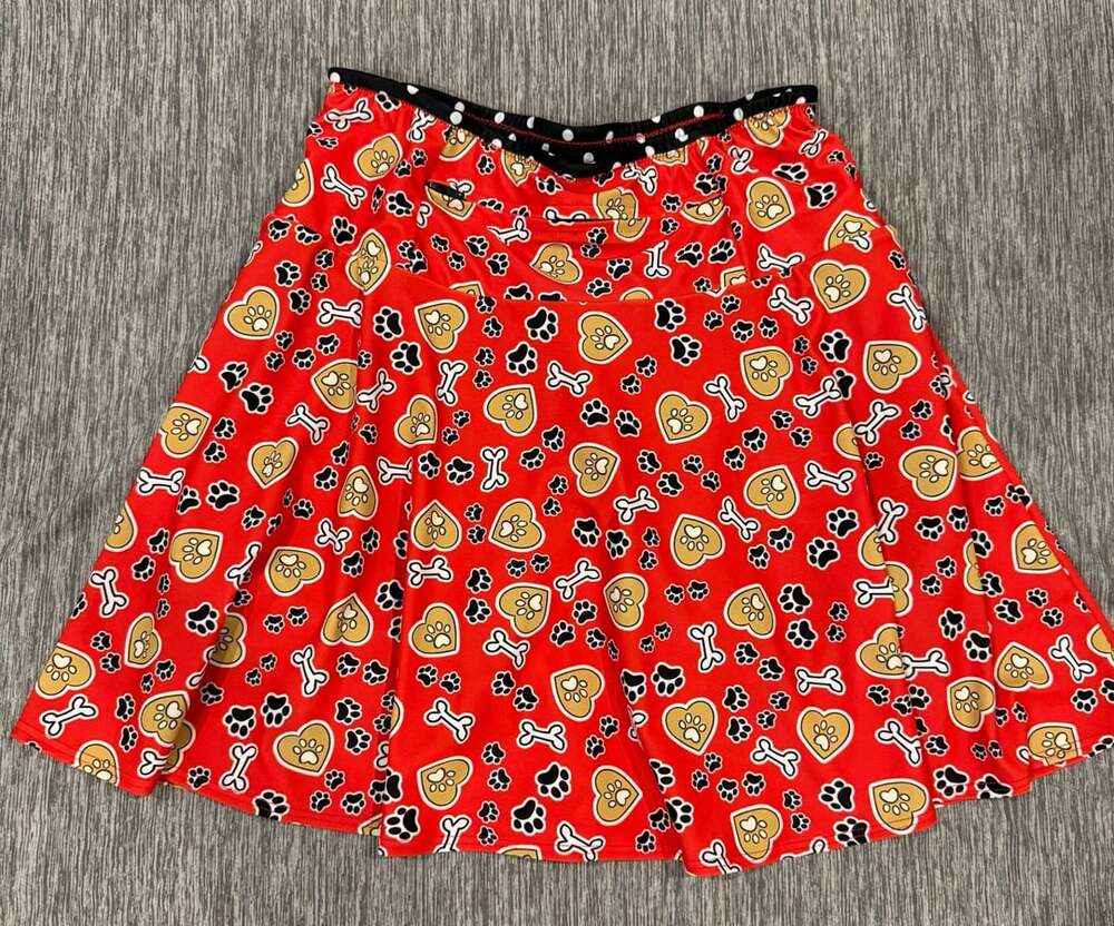 SparkleSkirts Red Rover Athletic Skort With Shorts XS Hiker